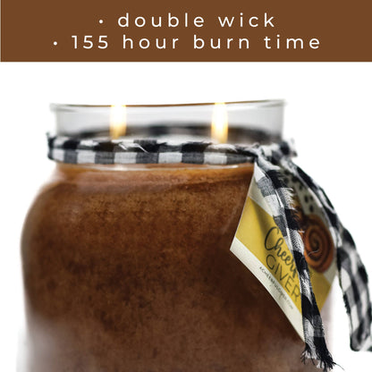 Warm & Gooey Cinnamon Buns – 34oz Scented Gift Candle