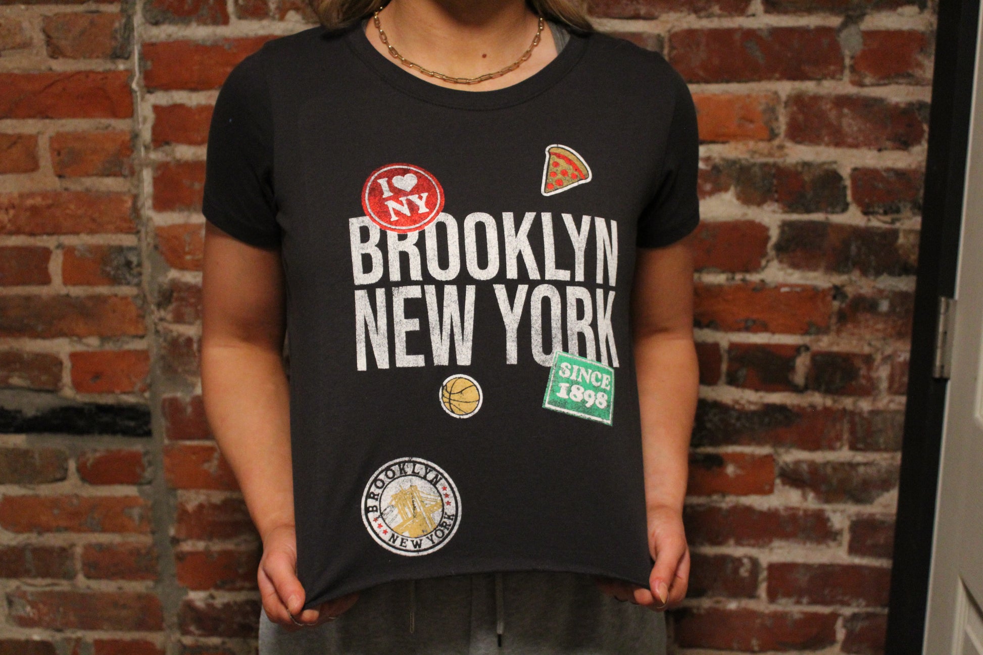 Brooklyn Stamps Boyfriend Crop image 0