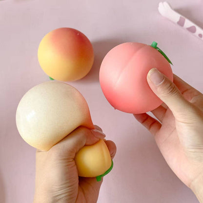 Simulation Fruit Mango Peach Dragon Fruit Squishy Slow Rising Stress Relief Squeeze Toy