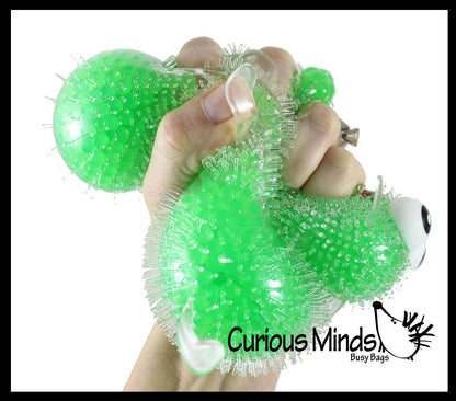 1 Jumbo Caterpillar Water Bead Filled Squeeze Stress Ball -
