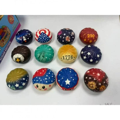 4th of July Squishy Toy Set Patriotic Stress Ball Pack