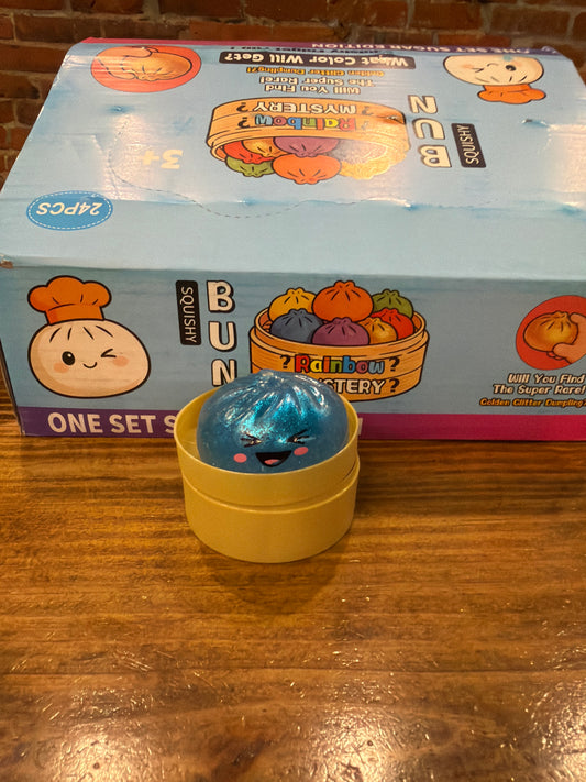 Glitter Squishy Dumpling Stress Ball Sensory Toy