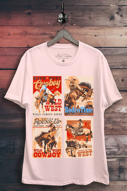 Western Spirit Graphic Top