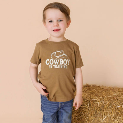 Cowboy In Training Western Short Sleeve T-Shirt - Boys