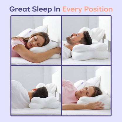 2 CloudAlign Pillows + 2 Free Cooling Pillowcases