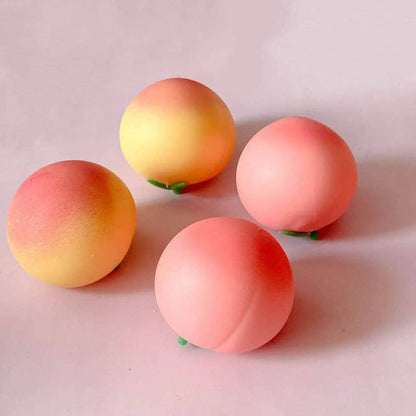 Simulation Fruit Mango Peach Dragon Fruit Squishy Slow Rising Stress Relief Squeeze Toy