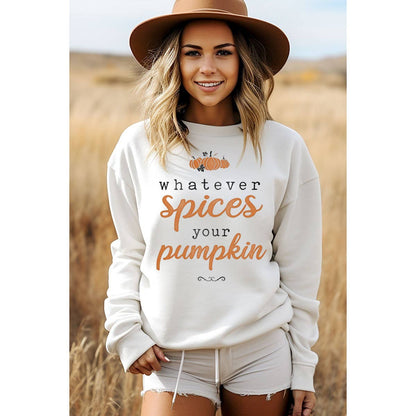 SPICES PUMPKIN MINERAL GRAPHIC SWEATSHIRTS