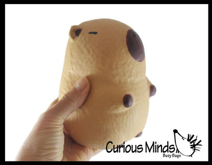 1 Jumbo Capybara Doh Filled Squishy Squeeze Stress Ball Soft