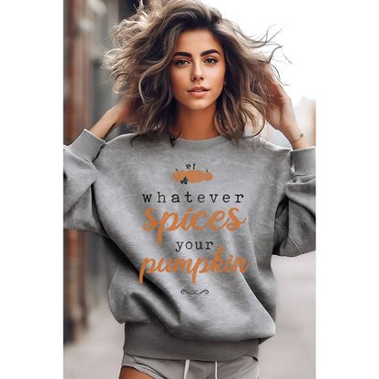 SPICES PUMPKIN MINERAL GRAPHIC SWEATSHIRTS