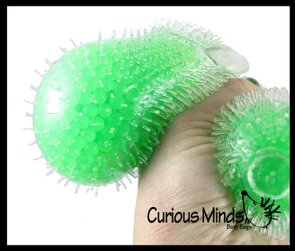 1 Jumbo Caterpillar Water Bead Filled Squeeze Stress Ball -