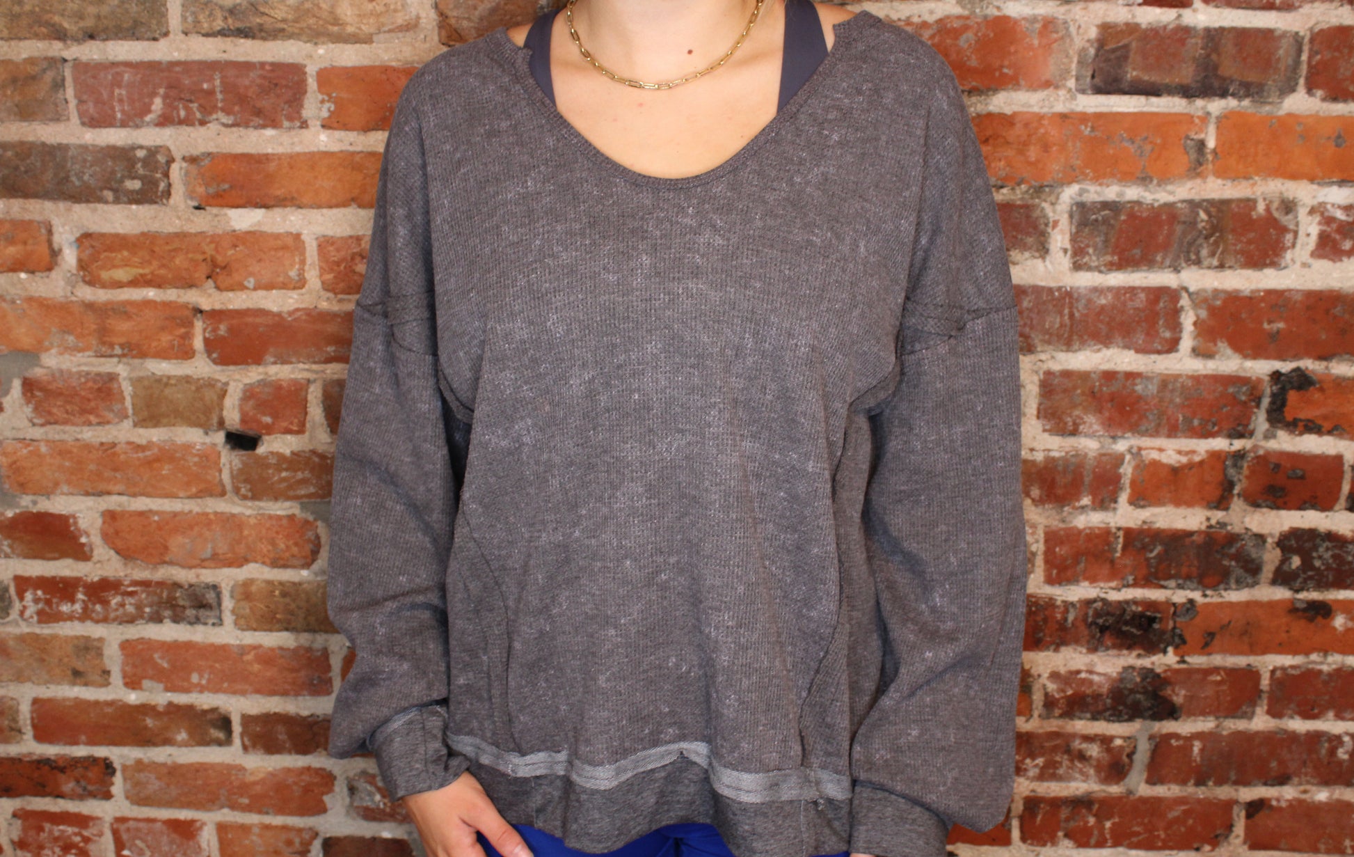 Grey Thermal Top image 0