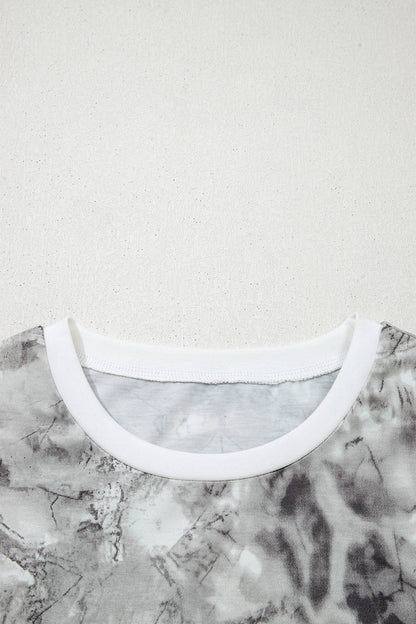 Camo Abstract Woodland Print Slim Fitted T Shirt (S-XL)
