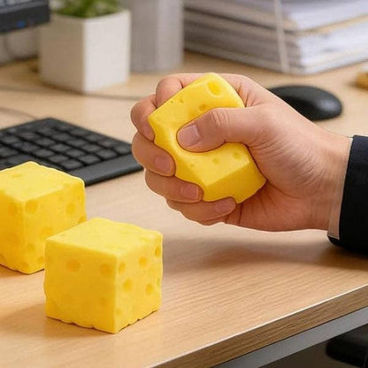 Cheese Cube Slow-Rise Squishies® 2.36" Fidget Toy (1pc)