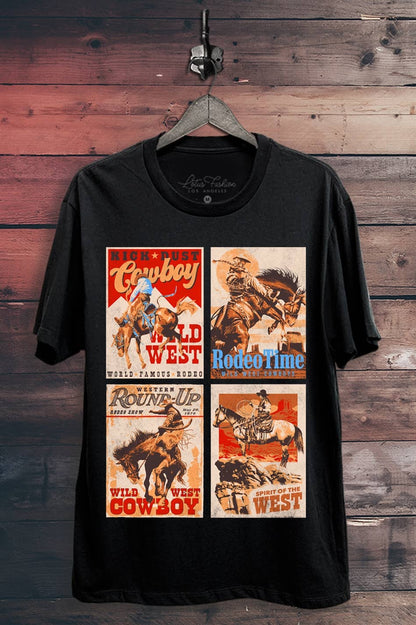 Western Spirit Graphic Top