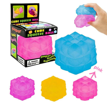 Nice Cube Translucent Slow Rising Stress Relief Squeeze Toy