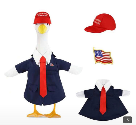 Porch goose Donald Trump