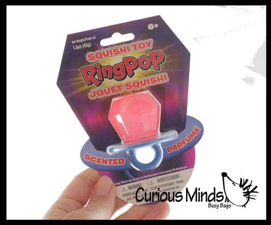 1 Ring Pop Squishy - Scented Squishy Toy
