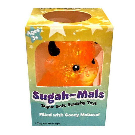Sugah-Mals Glitter Cows Sugar Stress Ball Squishies® Fidget Toy (1pc) Color Ships Assorted