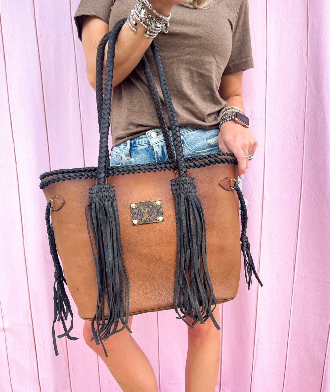 Repurposed Louis Vuitton  Bailey Genuine Leather  image 0