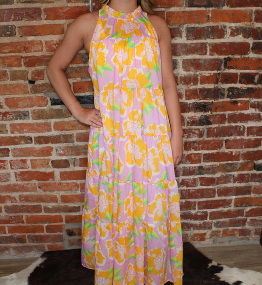 Michelle McDowell Sea Flower-Lilac Bethany Dress image 0