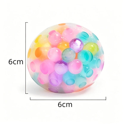 Colorful Water Beads Squeeze Stretchy Squishy Stress Ball Relief Fidget Toy