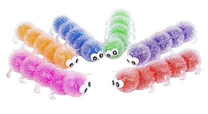 1 Jumbo Caterpillar Water Bead Filled Squeeze Stress Ball -