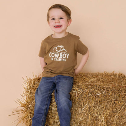 Cowboy In Training Western Short Sleeve T-Shirt - Boys