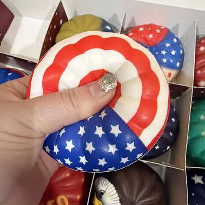 4th of July Squishy Toy Set Patriotic Stress Ball Pack