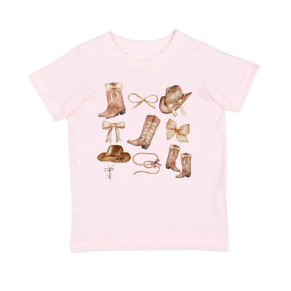 Cowgirl Cutie Western Short Sleeve T-Shirt - Kids Clothing
