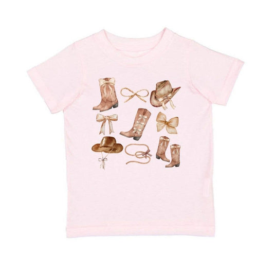 Cowgirl Cutie Western Short Sleeve T-Shirt - Kids Clothing