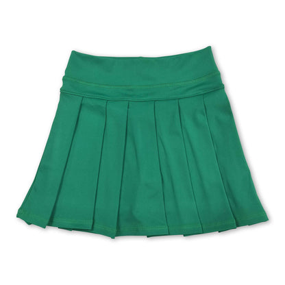 Black high waist kids girls summer activewear skorts