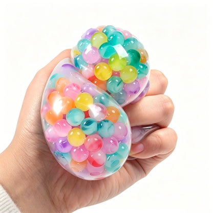 Colorful Water Beads Squeeze Stretchy Squishy Stress Ball Relief Fidget Toy