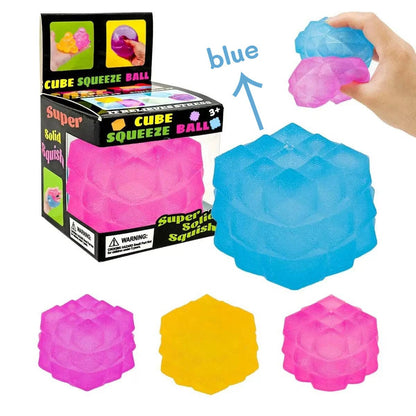 Nice Cube Translucent Slow Rising Stress Relief Squeeze Toy