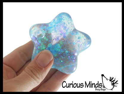 1 Patriotic Star Sugar Ball - Thick Glue/Gel Syrup Molasses