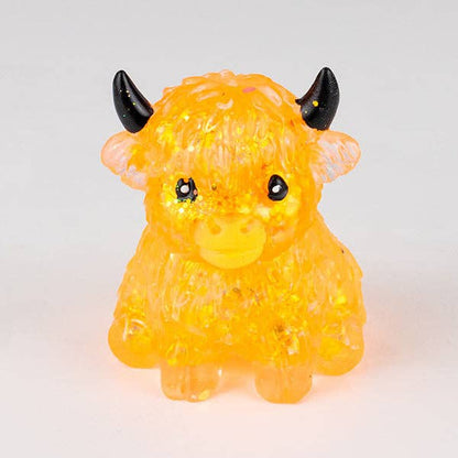 Sugah-Mals Glitter Cows Sugar Stress Ball Squishies® Fidget Toy (1pc) Color Ships Assorted